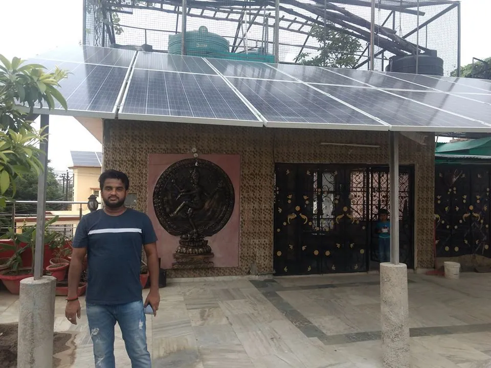A Vortex Solar customer with their plant